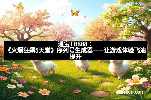 通宝TB888：《火爆狂飙5天堂》序列号生成器——让游戏体验飞速提升